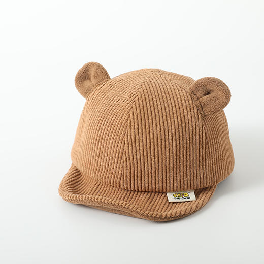 【小熊帽子，萌趣加倍】卡通婴儿帽 小熊帽子韩版 春秋冬季 软檐鸭舌帽 宝宝男女童棒球帽 出游帽 超柔软材质 宝宝戴上无压力 让宝宝摆脱严寒-QQ 商品图9