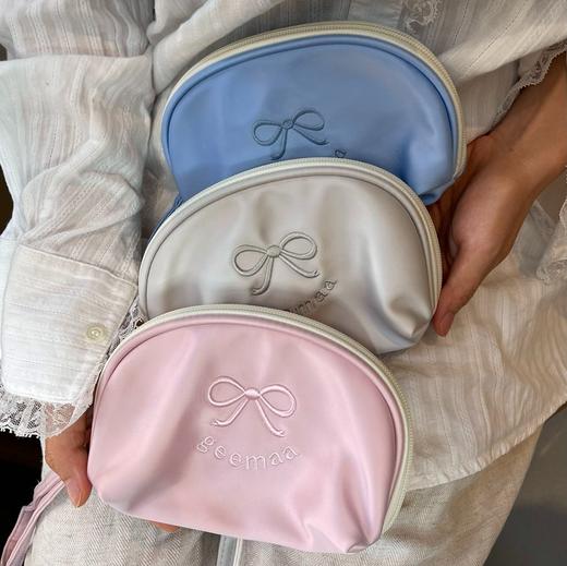 geemaa 蝴蝶结刺绣收纳包 商品图0