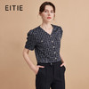 EITIE爱特爱夏季新款短袖修身上衣女小上衣7313011 商品缩略图0