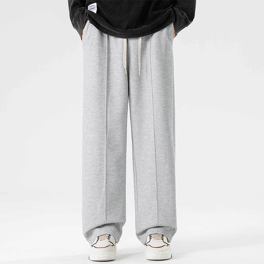 【新款DSL】大依优型大码男装直筒休闲运动裤加肥加大男裤潮流韩版卫裤 商品图6