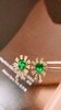 0.64ct 祖母绿耳钉 商品缩略图3