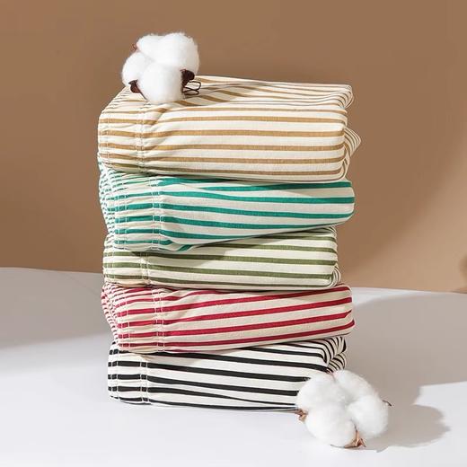 3条组合装 阿罗裤男士内裤 睡裤纯棉新款 居家短裤 透气舒适条纹宽松针织休闲裤 商品图1