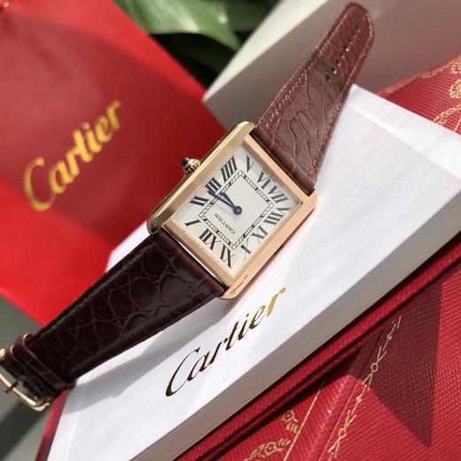 卡地亚坦克鳄鱼皮 商品图5