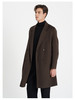 callisto咖啡色绵羊毛毛呢大衣 商品缩略图2