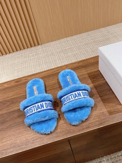 * 迪奥羊毛平底拖鞋 多色可选 （HD) 商品图5