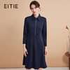 EITIE爱特爱冬季新款气质显瘦时尚通勤收腰连衣裙D2407405 商品缩略图0