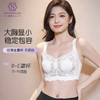 微澜兔耳朵水晶杯文胸 全罩杯大胸显小超强侧收 无钢圈七彩纱蕾丝花边 透气网布 兔耳朵三文治棉杯 商品缩略图2
