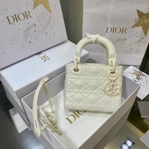 迪家 三格戴妃 Lady系列钻石藤格纹，缉面线羊皮革精心制作！D家 商品图2