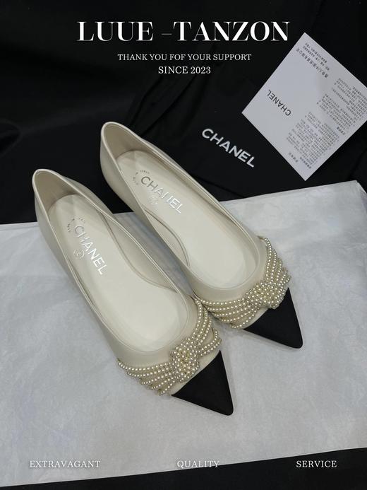 【定制版本】香奶奶*23c珍珠后空尖头凉鞋 商品图0