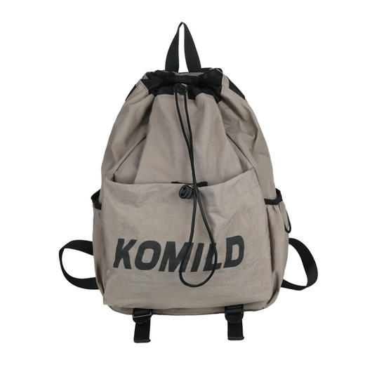 【户外运动轻便抽绳双肩包】男女款束口包登山包 大学生上课包补课包 商品图4