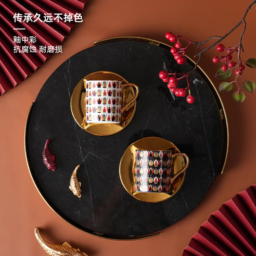 陶溪川 东方宇宙-千佛图浓缩咖啡杯碟 商品图2