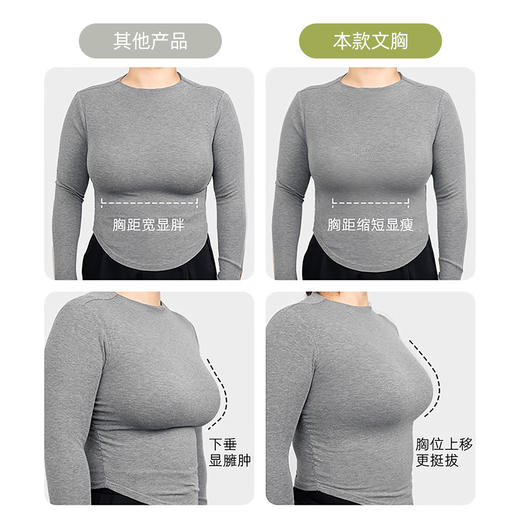 【大胸显小CD杯】熳洁儿 上托提拉性感蕾丝薄杯内衣防下垂文胸收副乳 24761509/23761512 商品图5