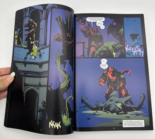 微瑕 地狱男爵 毁灭起源 英文原版 HELLBOY OMNIBUS 1 地狱男爵原版漫画 黑马漫画 麦克·米格诺拉作品 商品图3