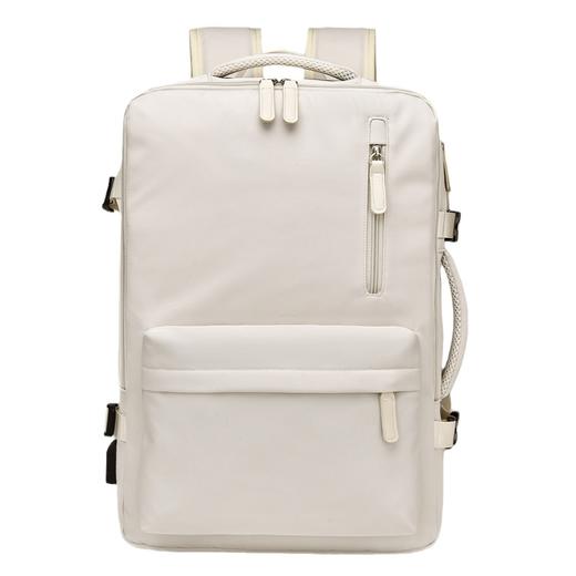 国庆假期出游【马卡龙色扩容双肩包】男女生大容量轻便旅行背包 多功能大学生书包  商品图4