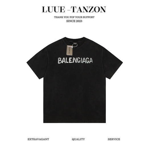 巴*世家  油漆做旧短袖男女同款（Y*BG） 商品图0