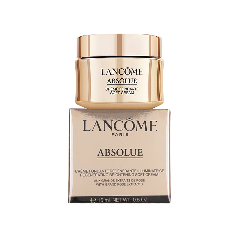 严选 | Lancome兰蔻菁纯臻颜面霜15ml (滋润版/清爽版) 轻盈玫瑰玻色因保湿紧致乳霜