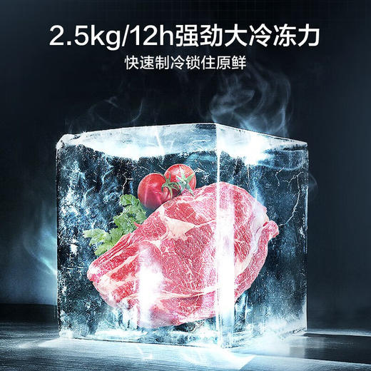 美的（Midea）精致白色双开门两门小冰箱租房宿舍低音小型节能家用省电可冷藏冷冻低温补偿深冷速冻 MR-189E极地白 商品图5