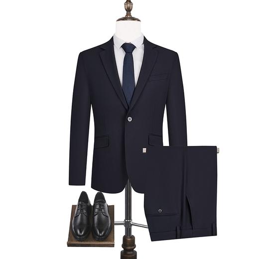 【婚礼季/含羊毛】柒牌西装男士套装秋冬新款平驳领绅士商务正装西服礼服 127C70080 商品图4