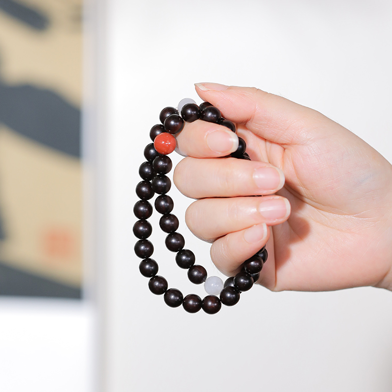 四大名木之一，印度老料小叶紫檀手串