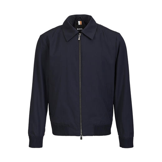 BOSS 男士弹力羊毛垂顺夹克外套 12064 商品图0
