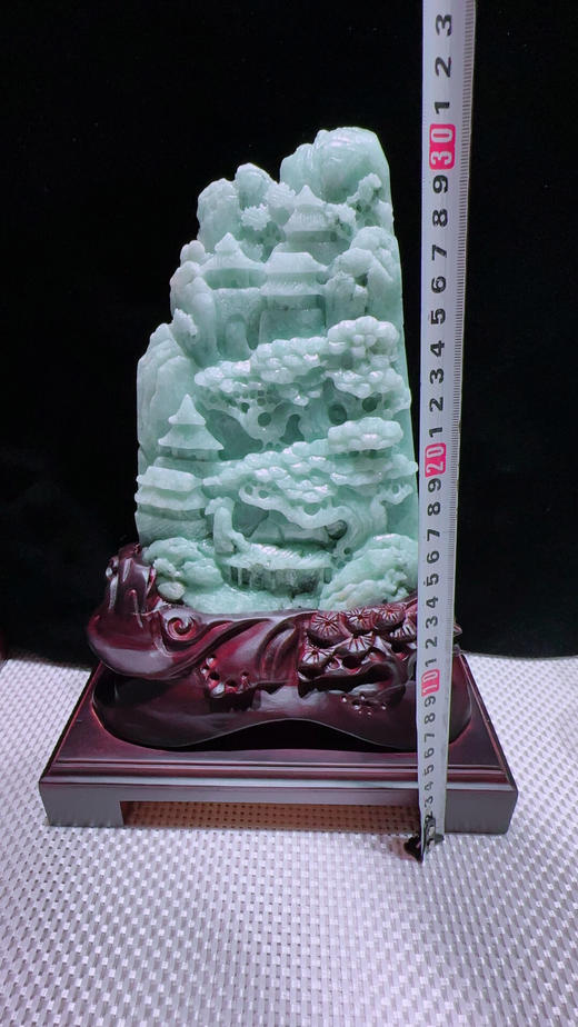 620307翡翠摆件【高山流水】超值价2980 商品图2