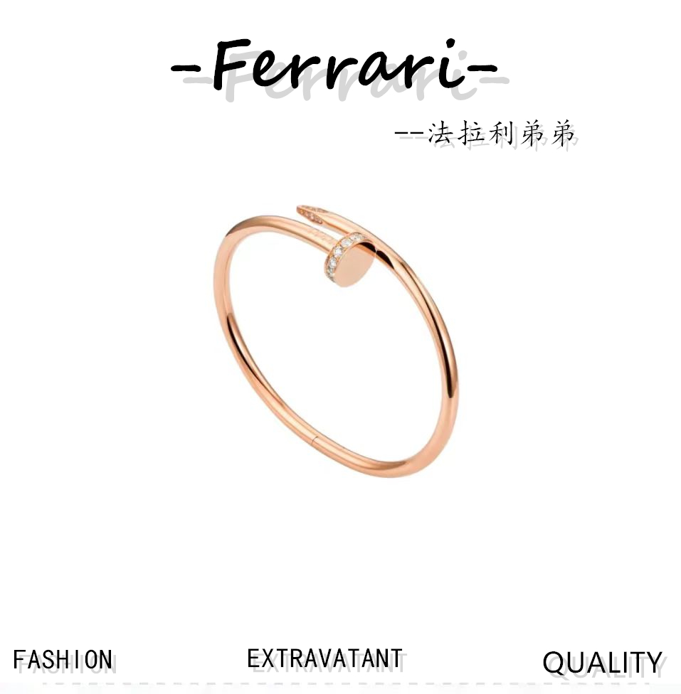 卡家 头尾镶钻手镯