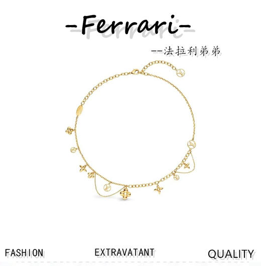 驴家   Blooming系列项链，外层厚镀18K真金表层 商品图0