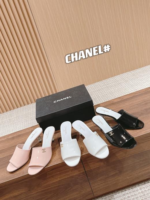 香奶奶 2023夏季珍珠中跟拖鞋  三色 商品图1