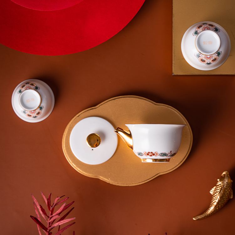 陶溪川 东方宇宙-藻井纹样旅行茶具