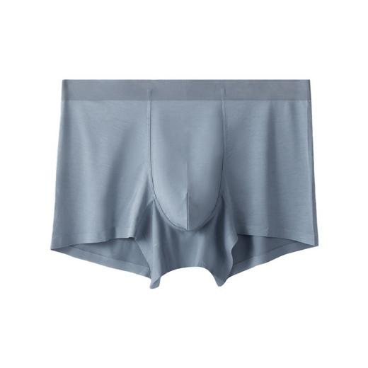 肥佬裤莫代尔无痕男士内裤蚕丝內裆抑菌透气男内裤平角裤现货批发 商品图4