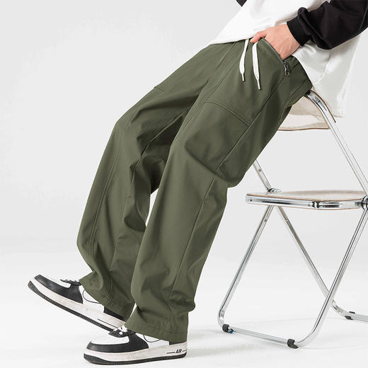【新款DSL】大依优型大码男装直筒休闲运动裤加肥加大男裤潮流韩版卫裤 商品图2