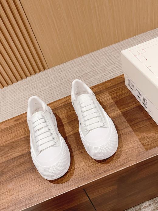 大王家 麦昆经典帆布系带甲板Plimsoll与厚超大橡胶TPU 鞋(HD) 商品图3