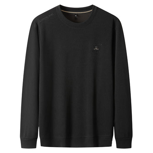 【新款DKP】大依优型大码卫衣长袖休闲加肥加大男士胖子大码内搭上衣打底显瘦 商品图1