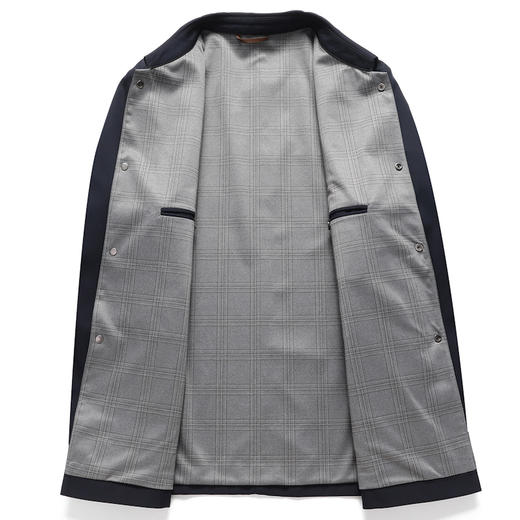 【新款DLS】大依优型大码翻领风衣夹克外套加肥加大肥佬休闲上衣男士胖子 商品图5