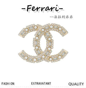 香奶奶   长方钻圆钻闪闪C珍珠耳钉（XJ）