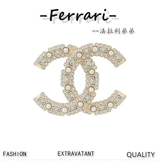 香奶奶   长方钻圆钻闪闪C珍珠耳钉（XJ） 商品图0