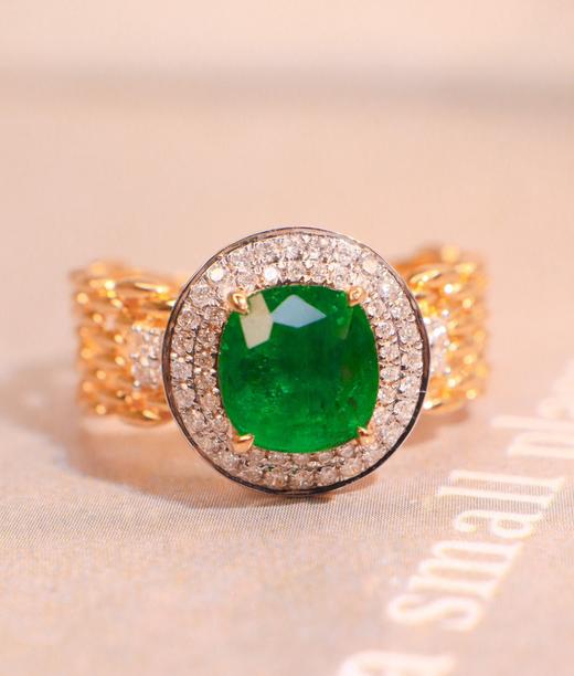 1.55ct 祖母绿戒指 商品图2