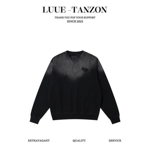 PRAD* 成衣洗水染色棉质卫衣(Y*BG) 商品图0