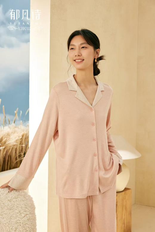 郁凡诗女款家居睡衣上下套Y39702 商品图0