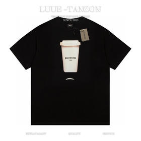 B家 2023SS 塑料杯图案短袖男女同款（Y*BG）