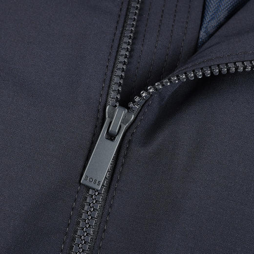 【超惠秒】BOSS 男士弹棉羊毛刺绣简约质感夹克外套 12071 商品图4