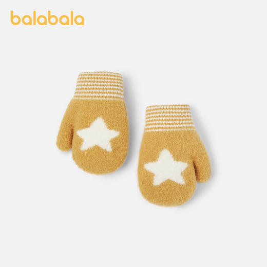 巴拉巴拉儿童手套男童女童包指手套加绒冬季保暖舒适户外休闲新款 商品图2