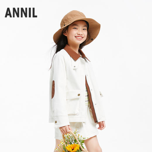 女童灯芯绒夹棉外套衣安奈儿童装实体店同款AG435539 商品图2