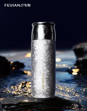飞剑云动系列纯钛焖泡茶保温杯-海棠粉RD-390ML 商品图3