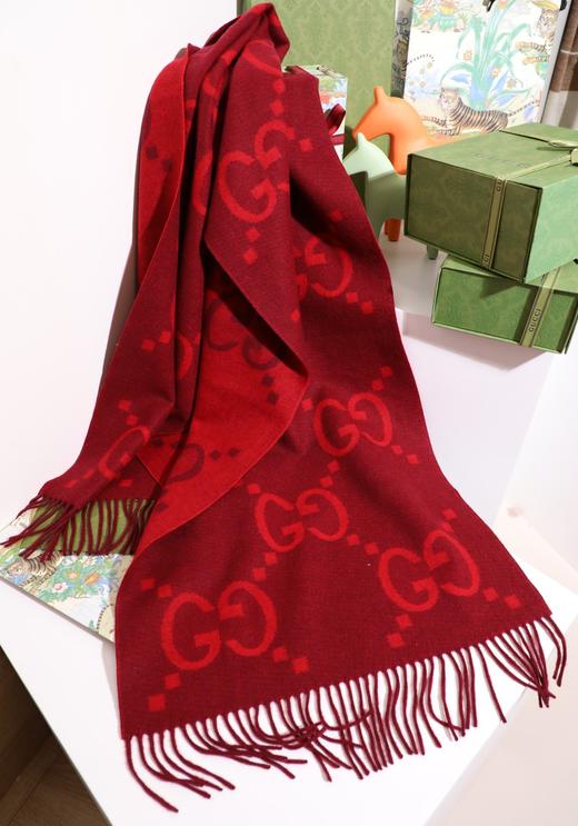gucci经典双G围巾 商品图0