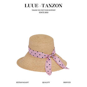 缪家 新款草帽，拉菲草帽