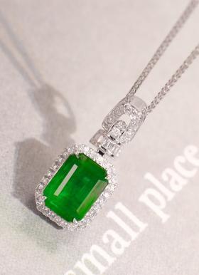 2ct 祖母绿吊坠