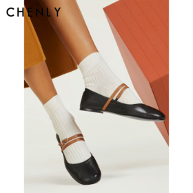 尘衣｜高定绵羊皮无芭蕾单鞋