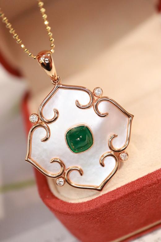 1.13ct 祖母绿吊坠 商品图1