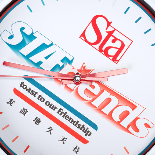 STA2024生活周边STAFRIENDS墙挂装饰石英钟表 商品图4